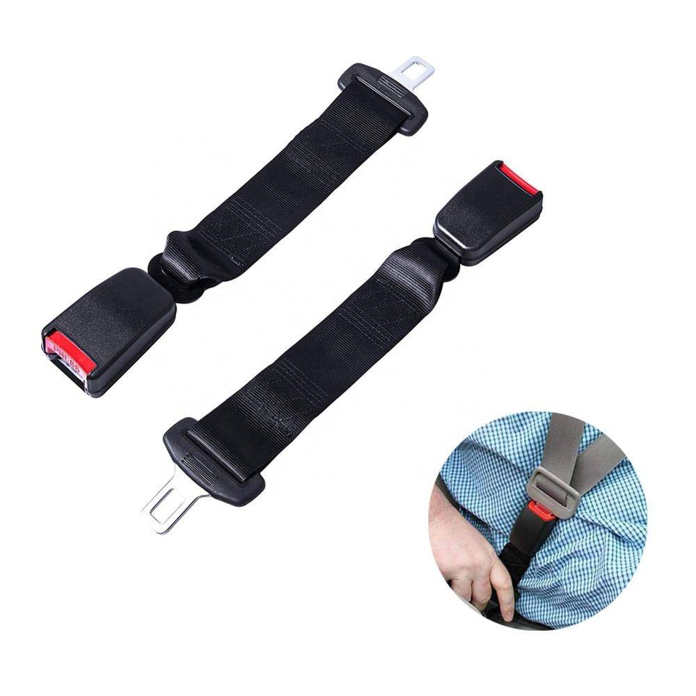 Adjustable Seat Belt Extender 7/8'' Metal Tongue Retractable Seat Belt Extension